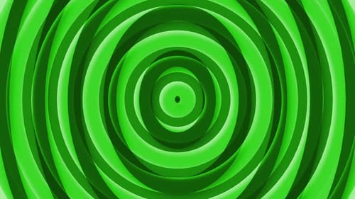 Background Green Color Circle Trendy Animation
