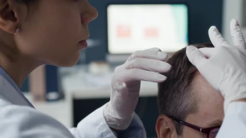 Preventive Scalp Screening at Dermatology Clinic