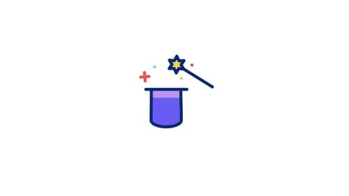 Animiertes Magichat-Symbol