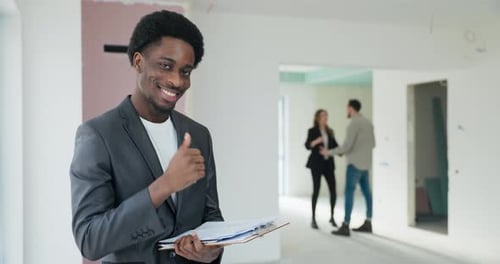 Sustainable Community Forwardthinking African Real Estate Agent Presents a Newly Constructed