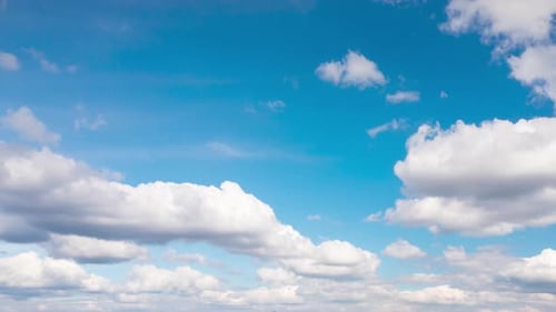 Blue Sky and Clouds Time Lapse