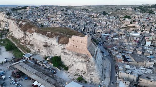 Sanliurfa, Birecik Castle Aerial View