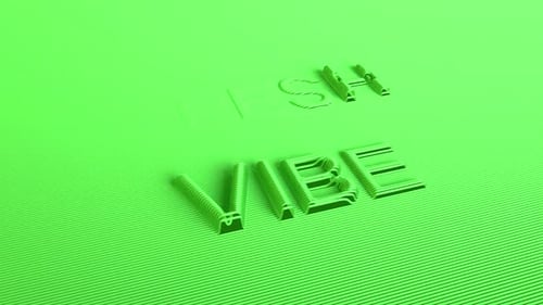 Fresh Vibe in a Seamless Green Loop