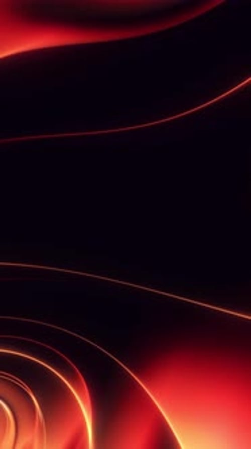 Futuristic Fiery Abstract Modern Background Loop