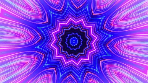 Vibrant purple and pink mandala pattern