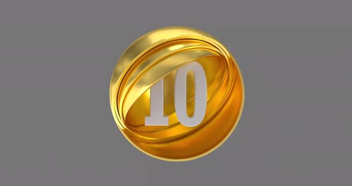 3D Ten Number Loop Animation Pack, Elements Motion Graphics ft ...
