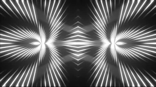 Abstract Geometric Pulsating Light Rays Background