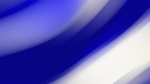 Fond de mouvement abstrait lisse avec des vagues fluides de teintes bleues et blanches