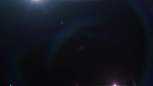 Lens Flare Space Light Abstract Abstract Blue and Yellow Light Rays Effect Background