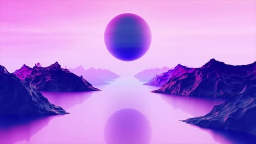 80's Retrowave, Abstract Journey