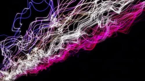 Yarn Wave Vivid And Colorful Background V4