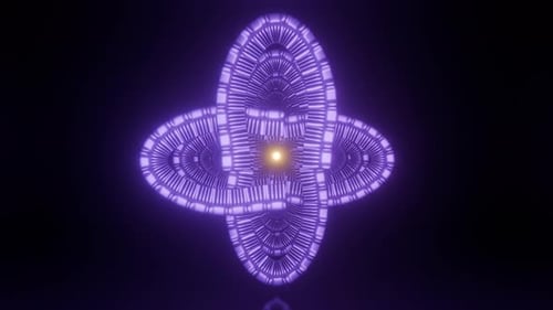 Abstract Spiral 4 K Vj Loop Hypnotic Motion Background Purple