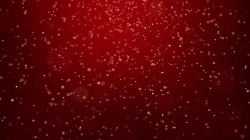 Snow Snowflake Charismas Holiday Particles Winter Christmas Loop Background Winter New Year