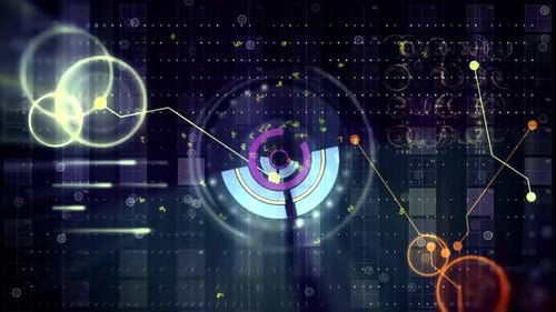 Scifi-Hud-Hintergrundanimation