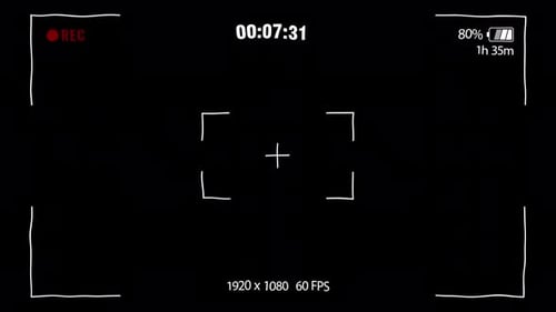 Camera Viewfinder Interface Recording Focus Screen