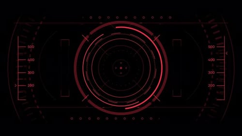 Hud Futuristic Target Interface Digital Display