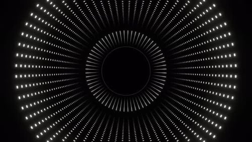 White Flashing Neon Pulsation Background Vj Loop In 4K