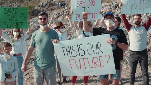 Manifestations de jeunes pour le climat unies pour sauver notre planète et protéger son avenir