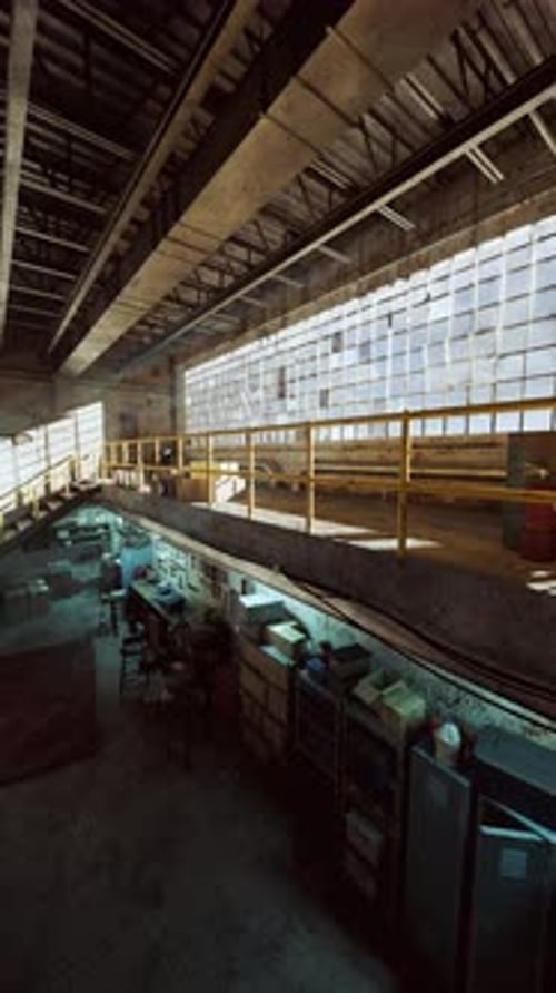 Cluttered Vintage Auto Repair Shop