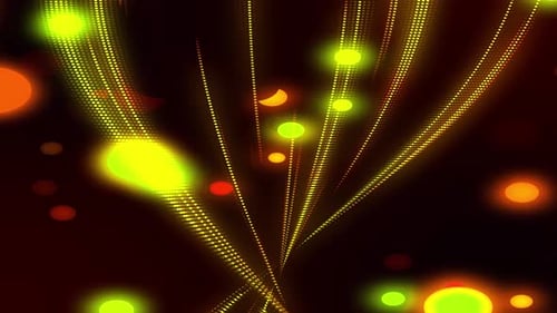 Abstrakte goldene Partikel verdrehte Punkte Linie Hintergrund