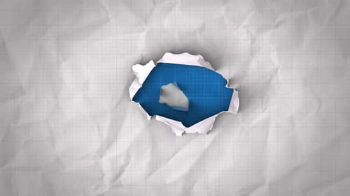 Grunge Paper Tear Reveal Animation