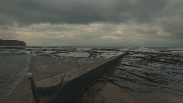 North Narrabeen Rock Pools 7, Nature Stock Footage ft. rocks & beach ...