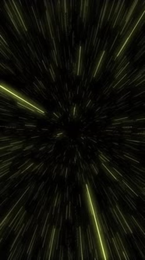 Vertikales Video Atemberaubende CG-Animation von Sternen