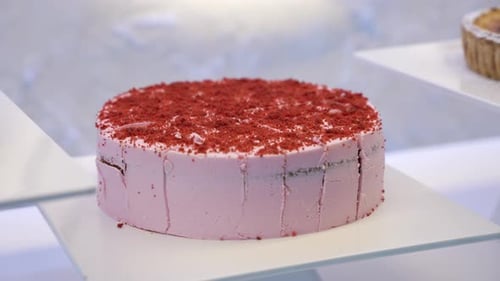 Red Velvet Cake Close Up