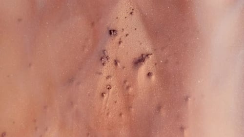 Abstract Brown Paint Background with Particles