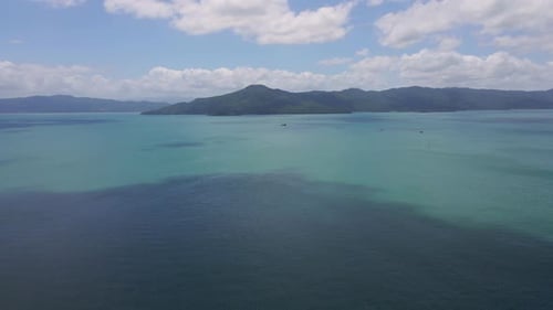 Incredible Aerial View of the Sea Strait