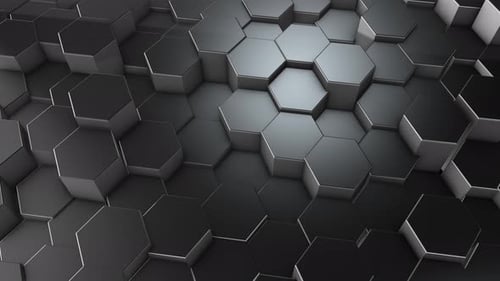 3d Hexagon Background Animation