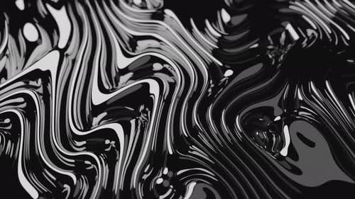 Dunkelgrauer abstrakter Hintergrund mit glatten Flüssigkeitswellen