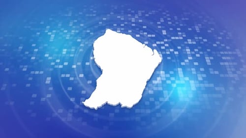 French Guiana Map Intro