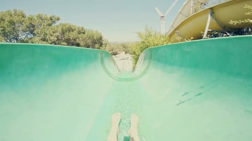 Water Slide at Aqua Park
