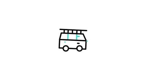 Camper Animated Icon