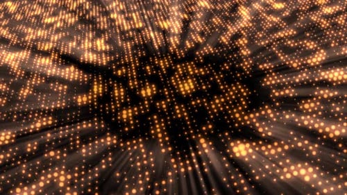 Fluid Digital Data Grid Glow Animation