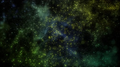 Particules, poussière, galaxie, fond moderne