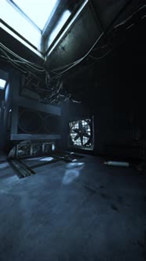 Exploring the Shadows of a Forgotten Industrial Space with Soft Light