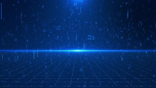 Visualización de macrodatos, concepto de aprendizaje automático, datos de tecnología de la información