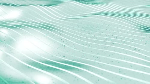 Abstract Fluid Wavy Lines Loop Background
