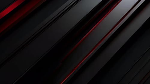 Abstract Corporate Technology Background with Glowing Red Stripes