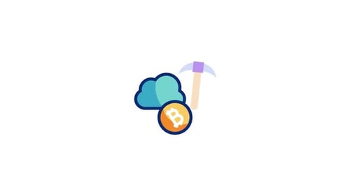 Animiertes Cloud-Symbol