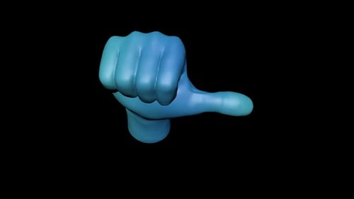 Thumbs Right Loop Alpha