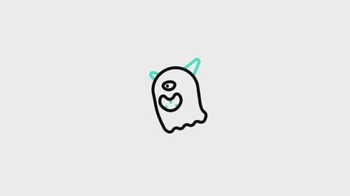 Animiertes Monstersymbol V8 V2