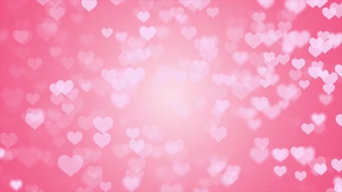 Valentines Day Heart Background Loop V3