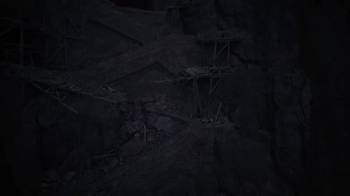 Bleak Concrete Wall with Jagged Aperture for Architectural Visuals