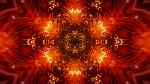 Red Magic Abstract Pattern