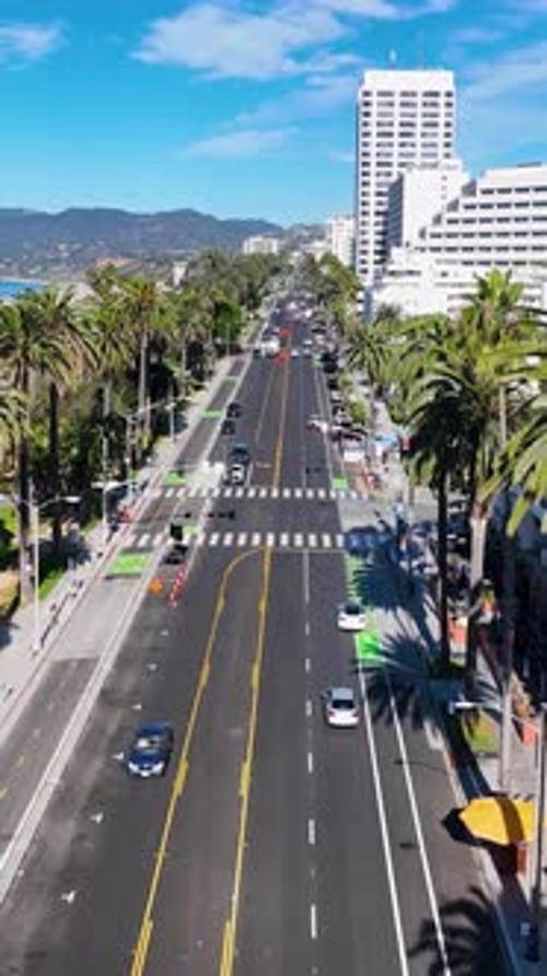 Pacific Highway At Santa Monica In Los Angeles United States.
