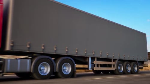 Truck On Road, Freight Transportation, Mode Of Transport, Transportation, Truck