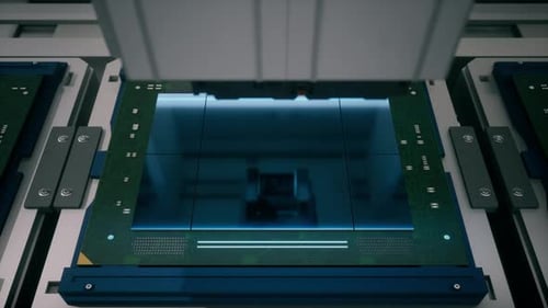 Electronic Circuit Boards on a Modern Assembly Line